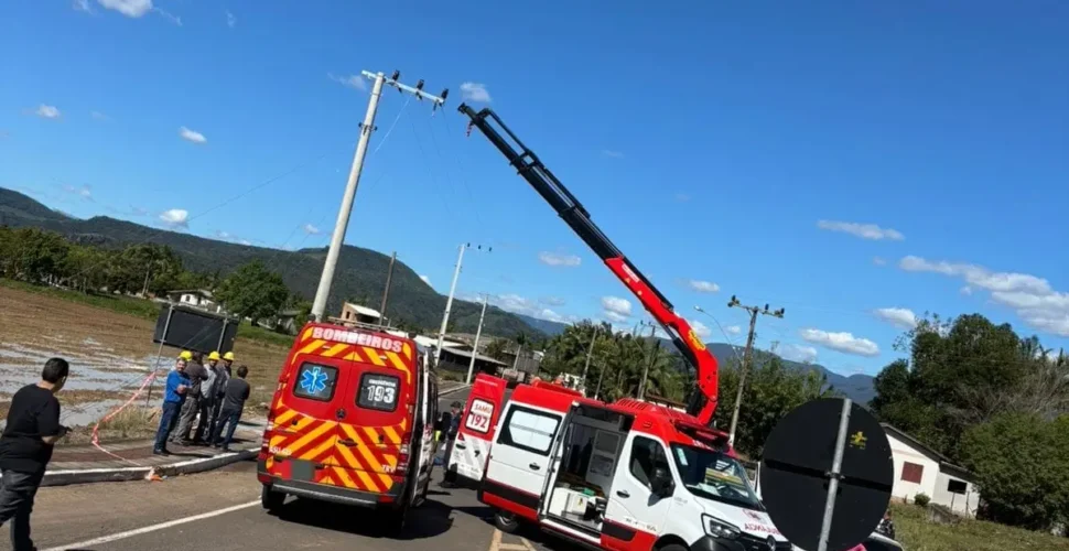 Trabalhador morre após queda de 12 metros durante manutenção em Timbé do Sul