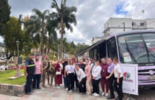 Ônibus Lilás desembarca em Urussanga com rede de apoio e empoderamento feminino