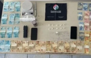 Polícia Militar prende homem e mulher por tráfico em Araranguá