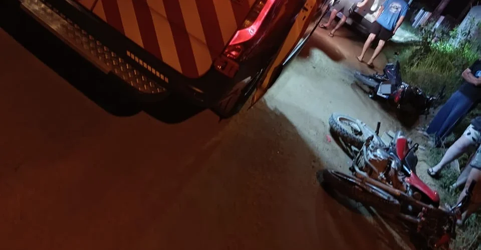 Colisão entre motos deixa dois feridos em Morro da Fumaça
