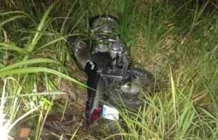 Casal fica ferido após motocicleta sair da pista em Urussanga