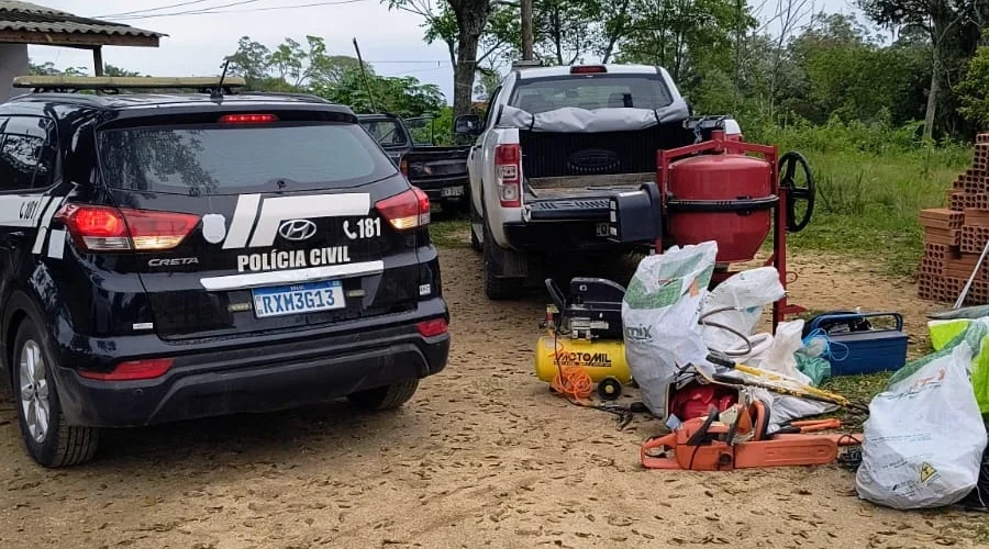 Içara: Dupla é presa pela Polícia Civil por furtos que causaram prejuízo de mais de R$ 150 mil