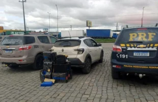 Jovem é preso transportando 250 quilos de maconha na BR-101