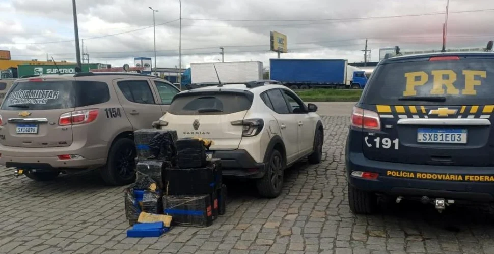 Jovem é preso transportando 250 quilos de maconha na BR-101