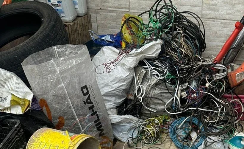 Operação em Criciúma combate furtos e receptação de fios e sucatas