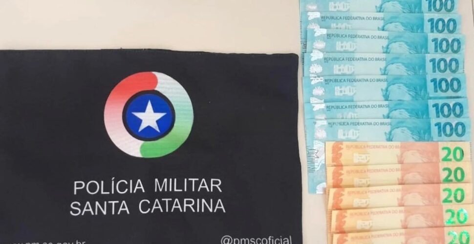 Homem é preso em Orleans com R$ 1.000 em cédulas falsas