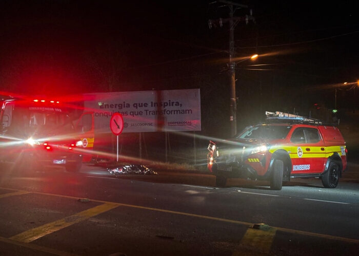 Ciclista não identificado morre em colisão na  SC-108