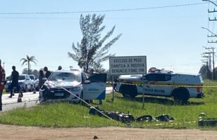 Idoso morre em colisão entre moto e carro oficial da Saúde em Jaguaruna