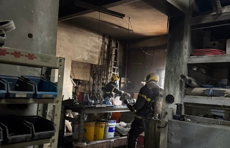Incêndio em indústria cerâmica de Criciúma é controlado em 15 minutos