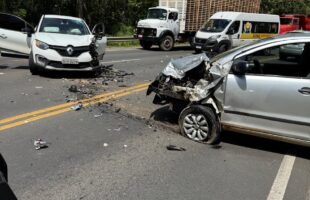 Acidente grave na descida entre Siderópolis e Criciúma