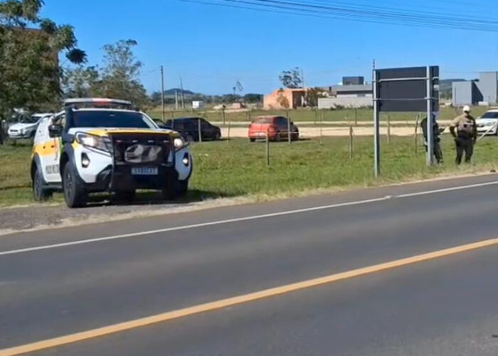 Motociclista morre em acidente na SC-100, em Jaguaruna