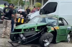 Acidente durante treino do Santa Drift leva ao cancelamento de evento em Criciúma