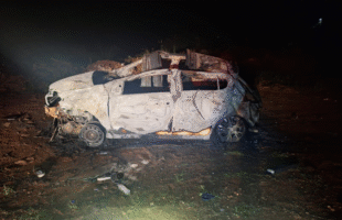 Motorista fica ferido em capotamento na SC-263, em Palmitos