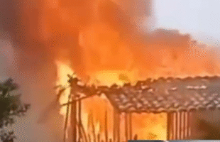 Casa onde jovem foi encontrada morta é destruída por incêndio em Balneário Rincão