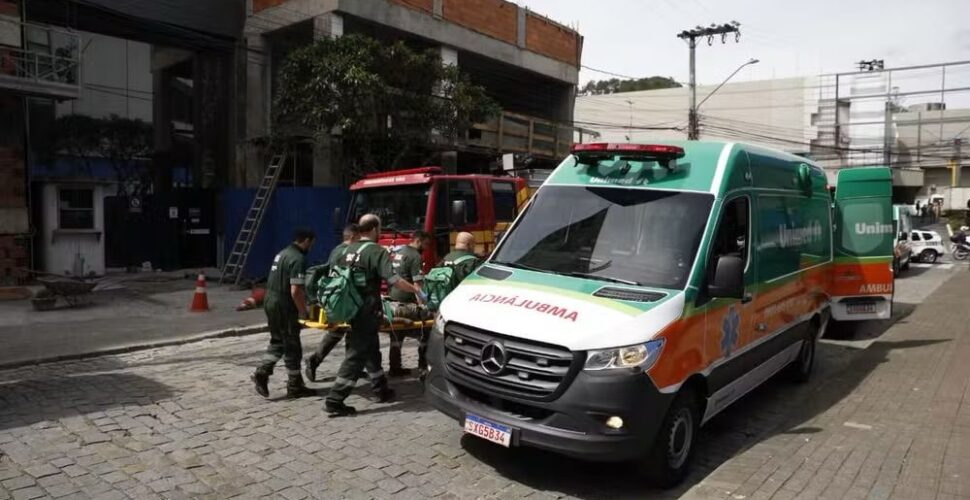 Tragédia em obra do Hospital dos Olhos deixa um morto e quatro feridos
