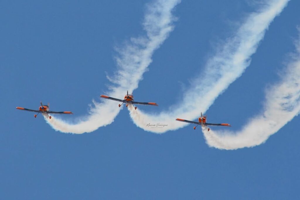 Show aéreo da Esquadrilha Fox encerra comemorações do centenário de Criciúma