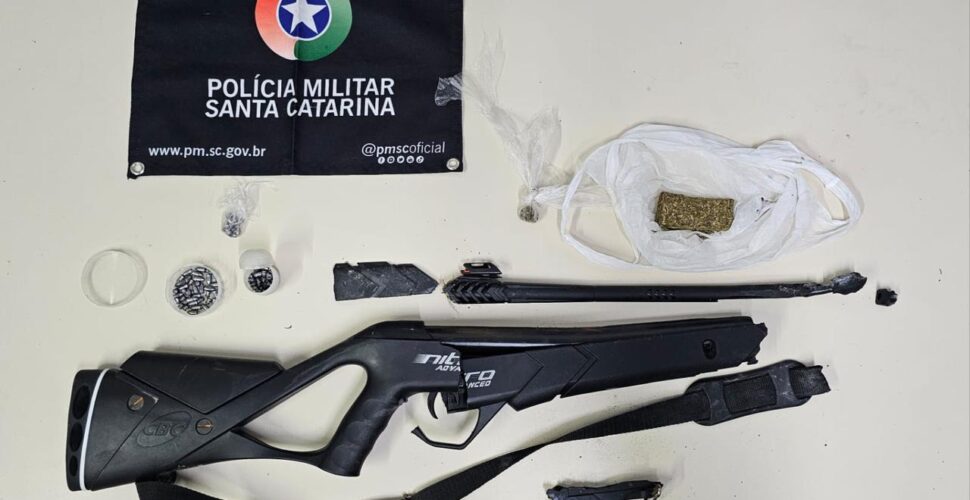 Homem é preso após atirar com arma de pressão e ferir jovem em Urussanga