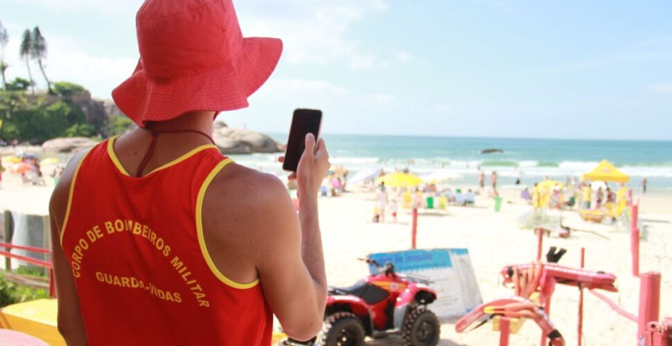 Operação Estação Verão começa sábado no Litoral Sul com postos de guarda-vidas