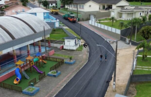 Pindotiba recebe nova etapa de pavimentação com investimento superior a R$ 570 mil