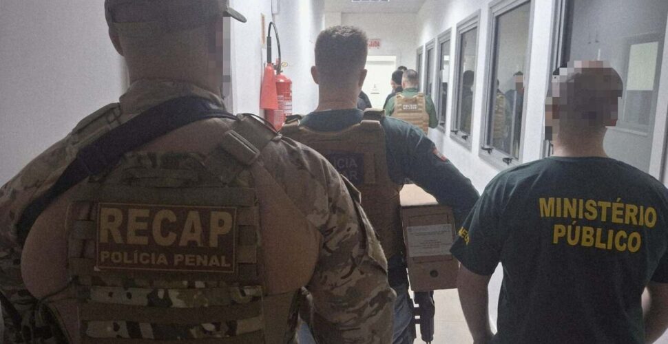 Operação intramuros combate facção que agia de dentro de presídios em SC