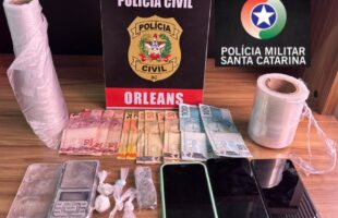 Operação contra o tráfico prende suspeito e apreende drogas em Orleans