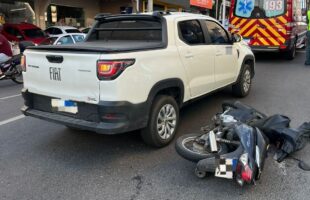 Acidente no centro de Orleans deixa mulher ferida