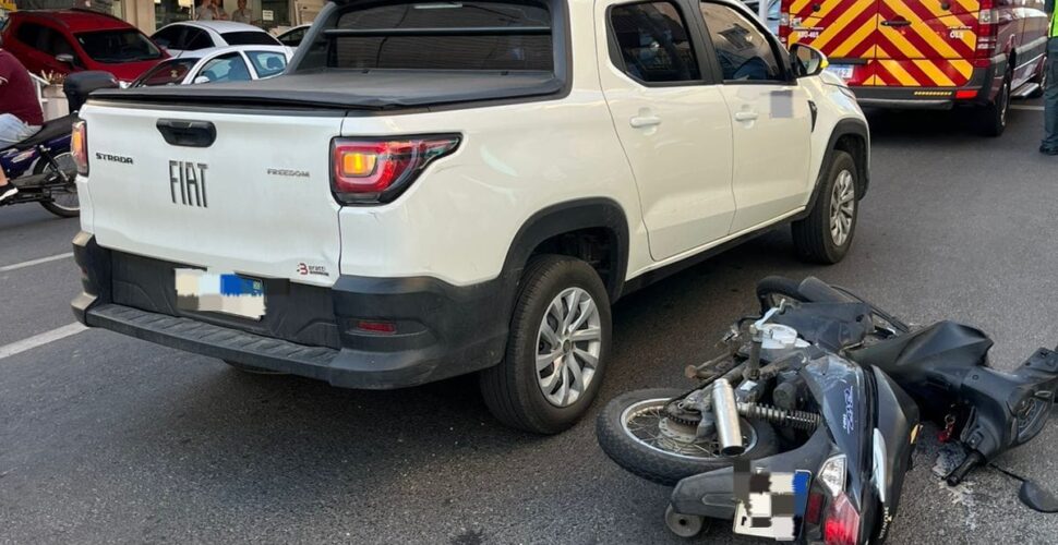 Acidente no centro de Orleans deixa mulher ferida