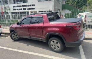 Mulher é atropelada em Lauro Müller; motorista foge, mas é localizado