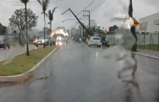 Sul de Santa Catarina tem os maiores volumes de chuva durante passagem de ciclone