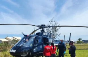 Homem sofre ferimentos graves após desmaiar e bater a cabeça no Balneário Rincão