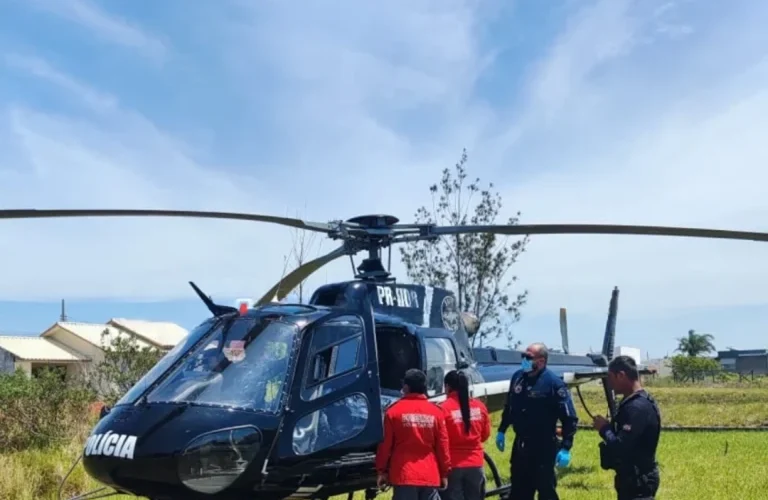 Homem sofre ferimentos graves após desmaiar e bater a cabeça no Balneário Rincão