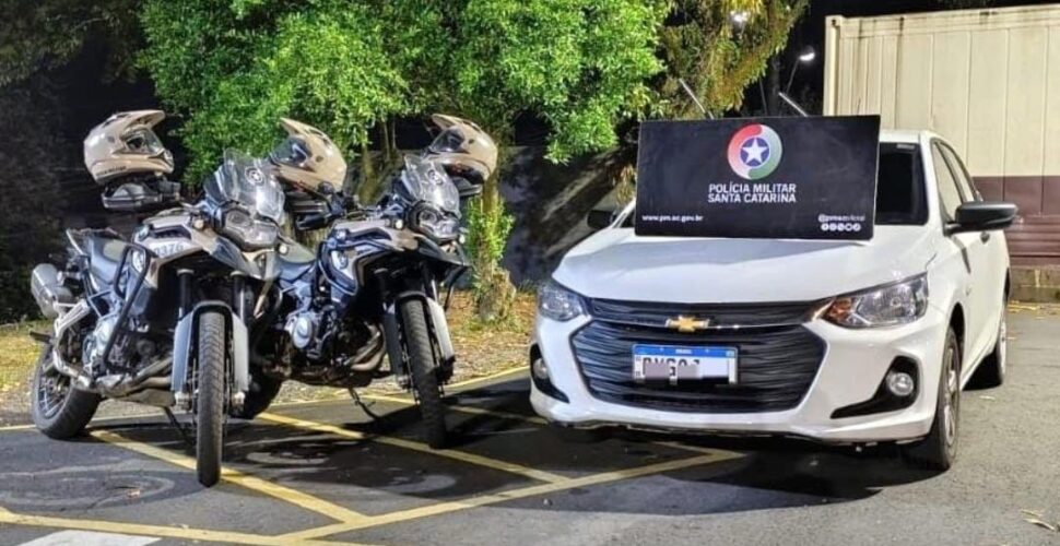 Perseguição em Criciúma termina em prisão e apreensão de carro clonado