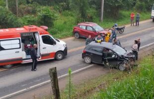Grave acidente na SC-390 deixa três feridos em Lauro Müller