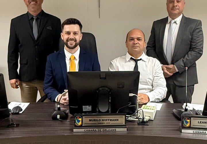 Murilo Hoffmann é eleito novo presidente da Câmara de Orleans