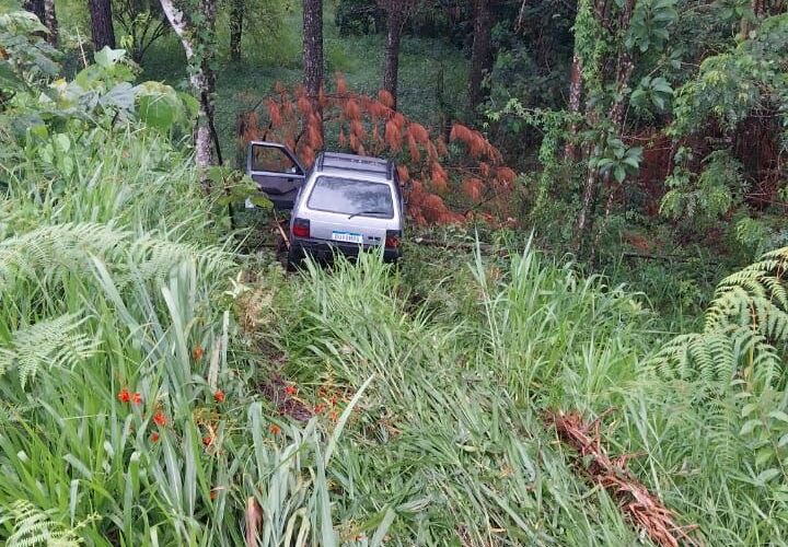 Veículo furtado é recuperado após perseguição policial entre São Ludgero e Orleans