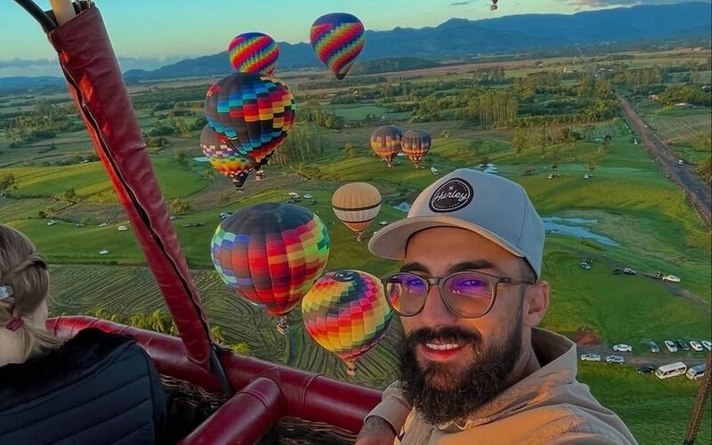 Piloto de balão desaparece após viagem de 1.668 km para reencontrar as filhas