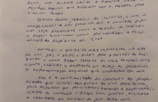 Carta da prisão: Bolsonaro indica Flávio como pré-candidato à Presidência em 2026