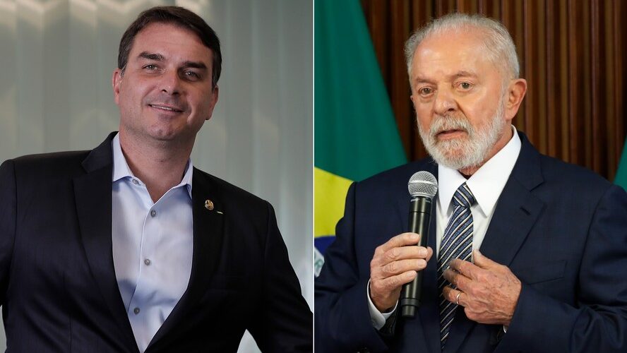 Empate técnico entre Lula e Flávio Bolsonaro em simulação para 2026