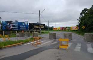 Ponte em Araranguá é interditada por risco de desabamento