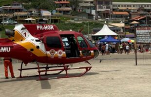 Turista de São Ludgero morre em afogamento na Praia do Farol, em Laguna.