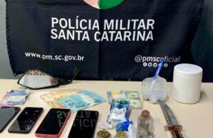 Operação da PM em Urussanga resulta na prisão de cinco suspeitos por tráfico e outros crimes