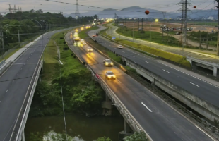 Manutenção na ponte do Rio Capivari provoca interdição noturna na BR-101
