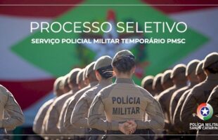 Polícia Militar de SC abre inscrições para contratação de policiais militares temporários