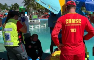 Funcionário de parque aquático morre após sofrer mal súbito em Araranguá