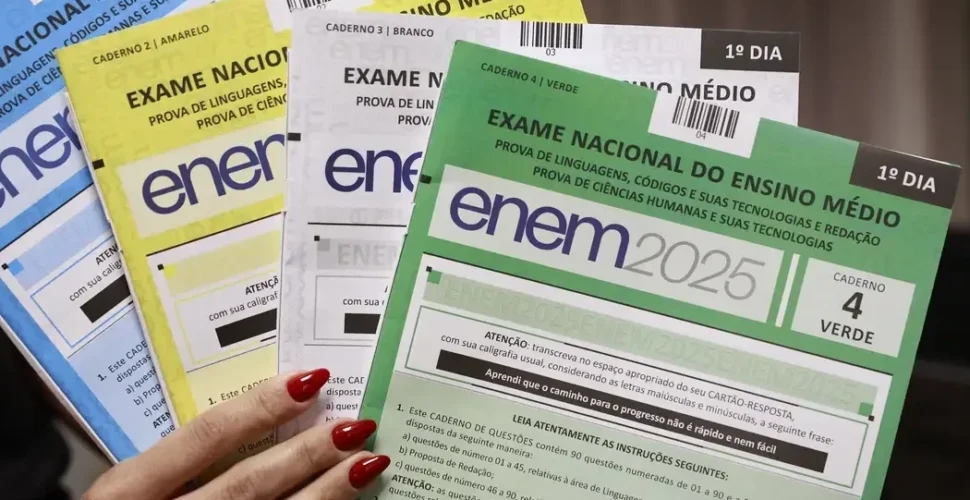 Notas do Enem 2025 já estão disponíveis para consulta