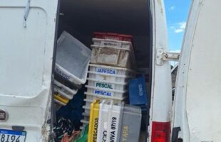 Apreensão de uma tonelada de peixe abandonada mobiliza autoridades em Araranguá