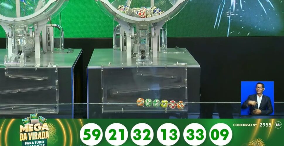 Sorteada a Mega da Virada de R$ 1,09 bilhão