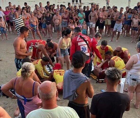 Duas jovens são resgatadas de afogamento em Jaguaruna