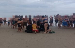 Jovem é resgatado após afogamento em balneário de Santa Catarina