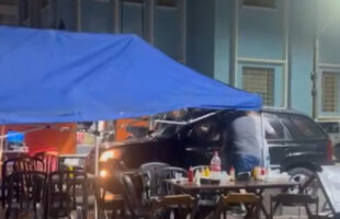 Discussão por lanche termina com carro avançando sobre clientes em Tubarão